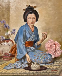 Memory of a Geisha, Painting by Joseph George Runza